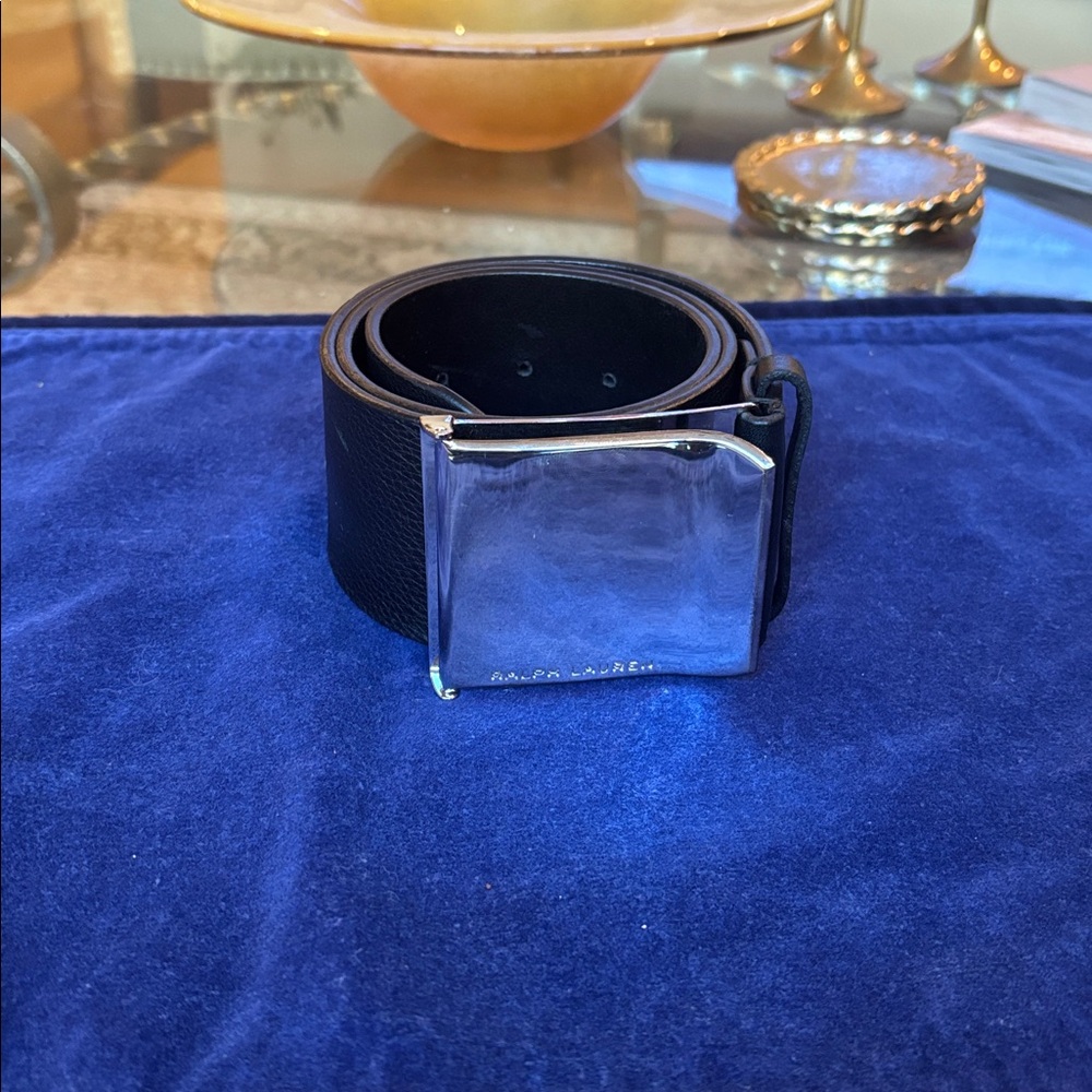Ralph Lauren Black Leather Belt